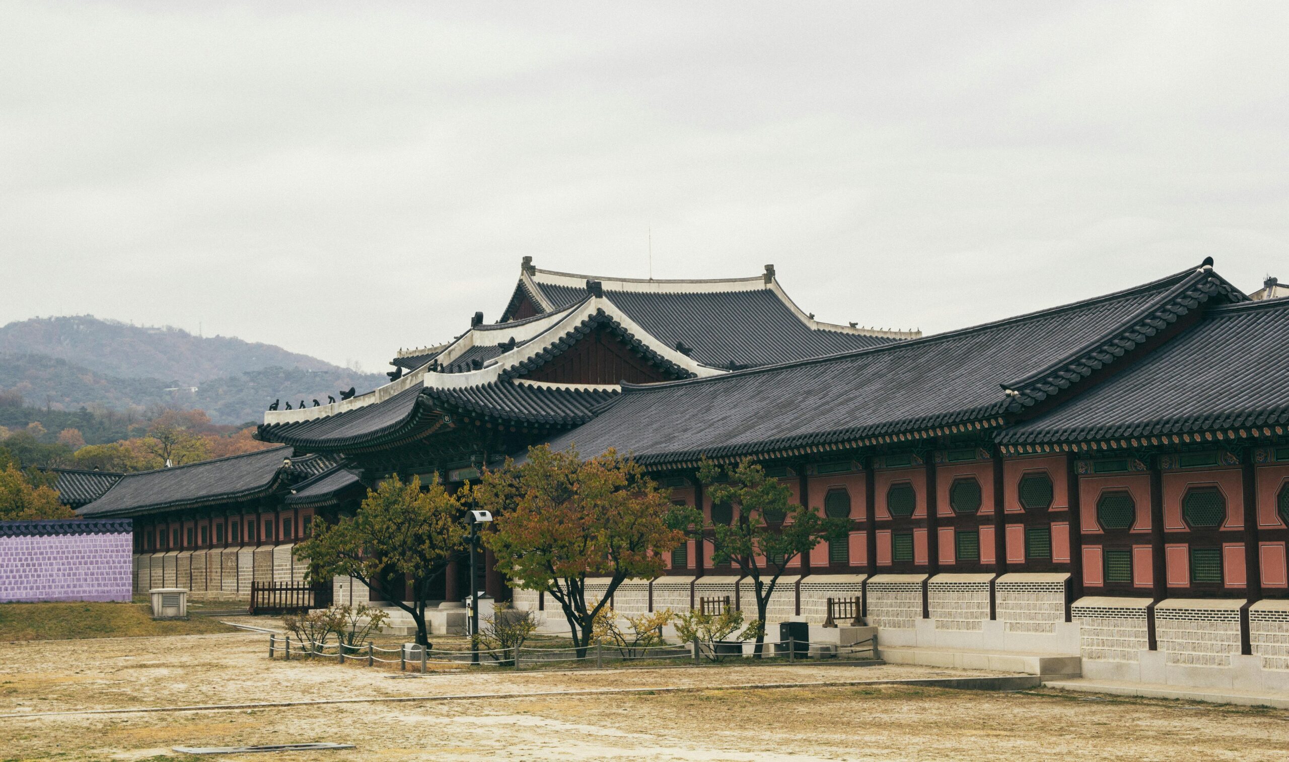 Traditional Korean palace architecture in Seoul